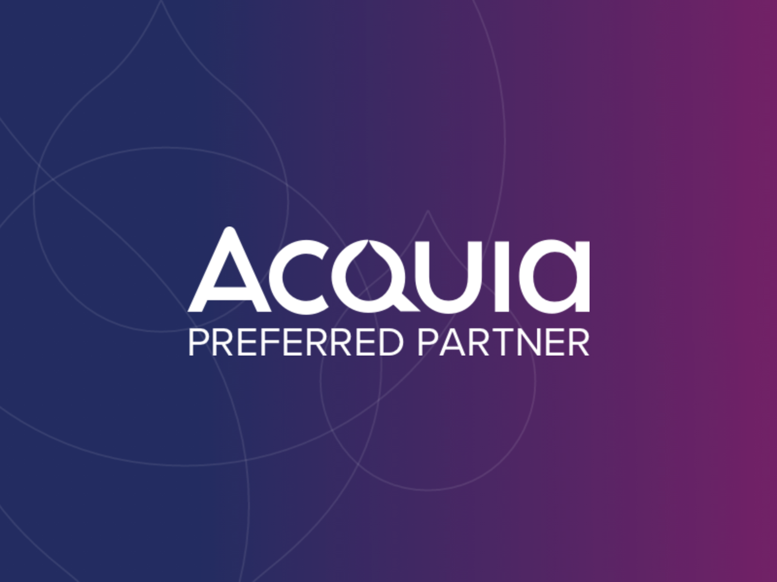 acquia preferred partner header banner