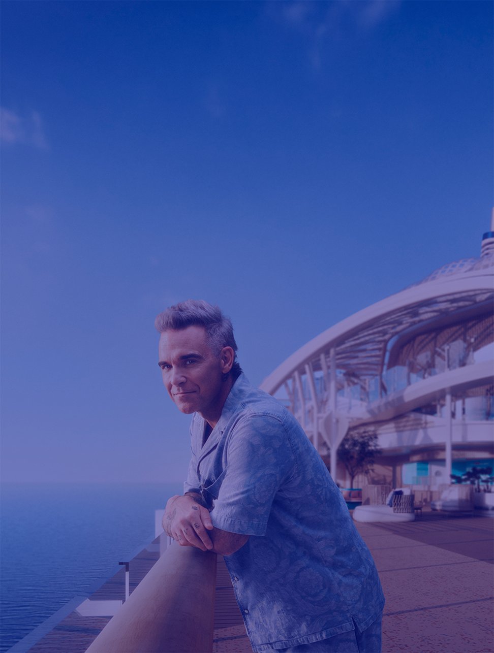 Robbie Williams an Bord – unsere Kampagne für TUI Cruises und die Mein Schiff Relax